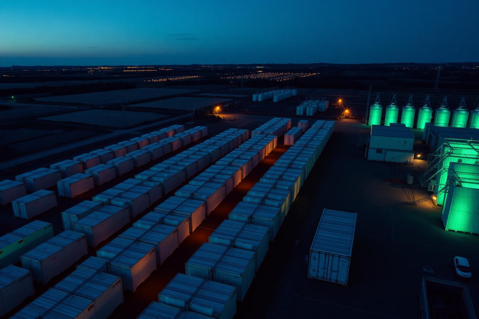 Utility-scale battery storage